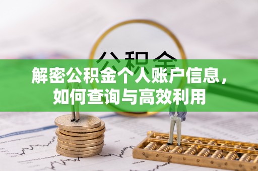 商南解密公积金个人账户信息，如何查询与高效利用