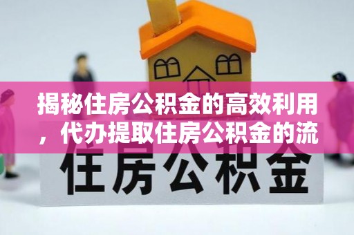 商南揭秘住房公积金的高效利用，代办提取住房公积金的流程与技巧