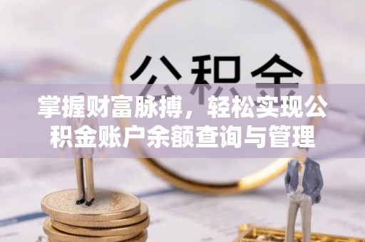 商南掌握财富脉搏，轻松实现公积金账户余额查询与管理