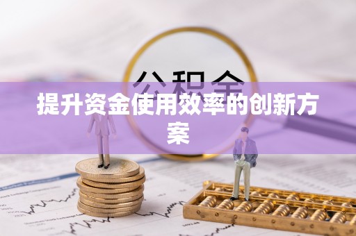 商南提升资金使用效率的创新方案