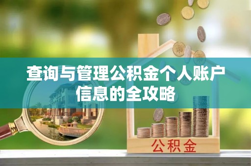 商南查询与管理公积金个人账户信息的全攻略