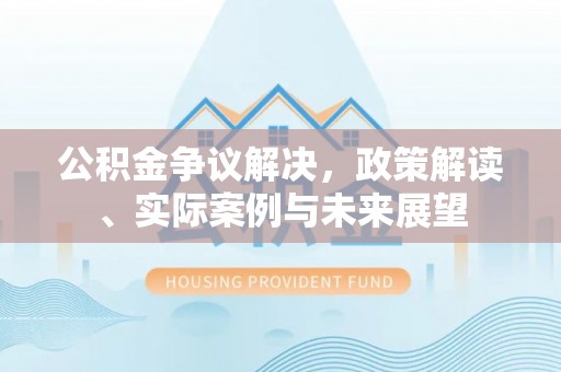 商南公积金争议解决，政策解读、实际案例与未来展望