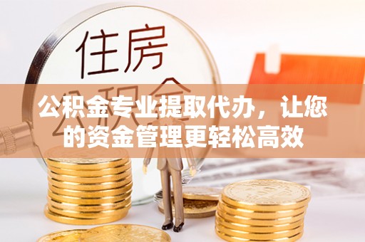 商南公积金专业提取代办，让您的资金管理更轻松高效