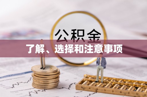 商南了解、选择和注意事项